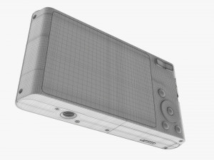 Compact Digital Camera 03 3D-Modell