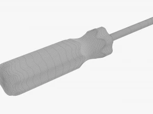 Cross Head Screwdriver 01 3D Model