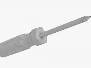Cross Head Screwdriver 01 3D Model