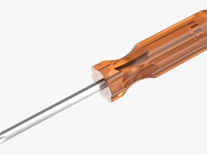Cross Head Screwdriver 02 3D Model
