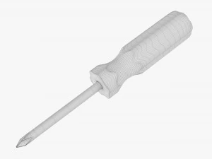 Cross Head Screwdriver 02 3D Model