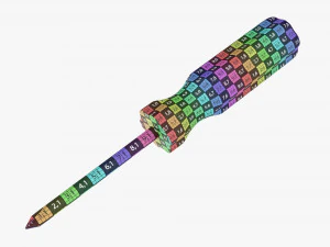 Cross Head Screwdriver 02 3D Model