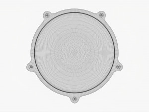 Darabuka Percussion Instrument 3D Model