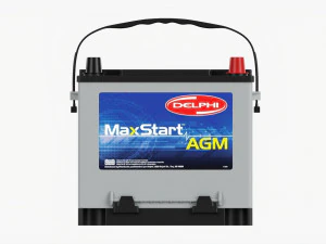 Delphi Maxstart Agm Car Battery 3D Model