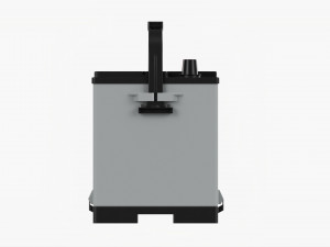 Delphi Maxstart Agm Car Battery 3D-Modell