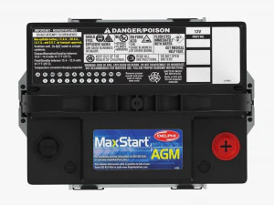 Delphi Maxstart Agm Car Battery 3D Model