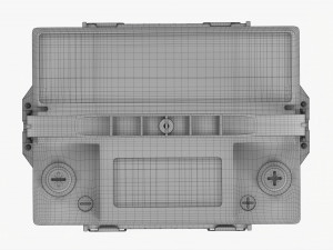 Delphi Maxstart Agm Car Battery 3D-Modell