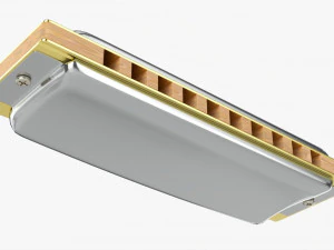 다이아토닉 하모니카 3D 모델