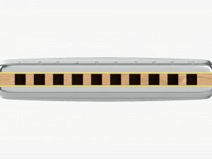 Diatonic Harmonica 3D 모델