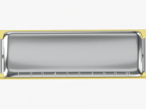 Diatonic Harmonica 3D 모델