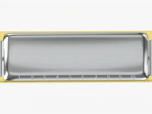 다이아토닉 하모니카 3D 모델