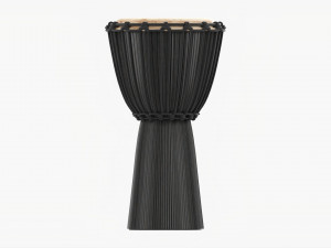 Djembe Percussion Instrument 3D Model