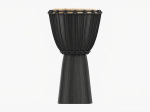 Djembe Percussion Instrument 3D Model