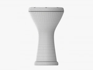 Strumento a percussione Doumbek Modello 3D