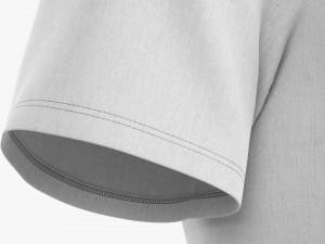 Mens Short Sleeve T-Shirt 01 3Dモデル