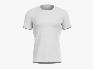 Mens Short Sleeve T-Shirt 01 3Dモデル