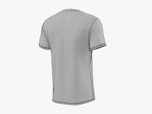 Mens Short Sleeve T-Shirt 01 3Dモデル