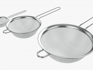 Mesh Strainer Set 3D-Modell