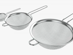 Mesh Strainer Set 3D Model