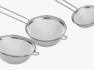 Mesh Strainer Set 3D-Modell