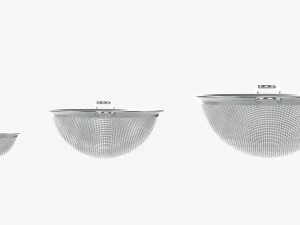 Mesh Strainer Set 3D Model