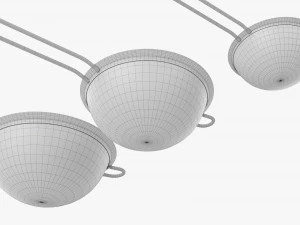Mesh Strainer Set 3D Model