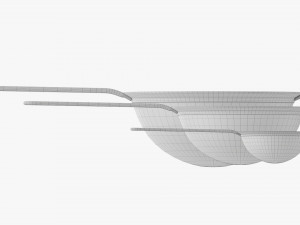 Mesh Strainer Set 3D-Modell