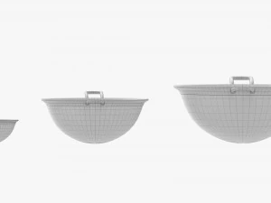 Mesh Strainer Set 3D Model