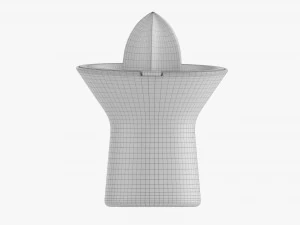 Orange Hand Juicer With Cup 3D Model