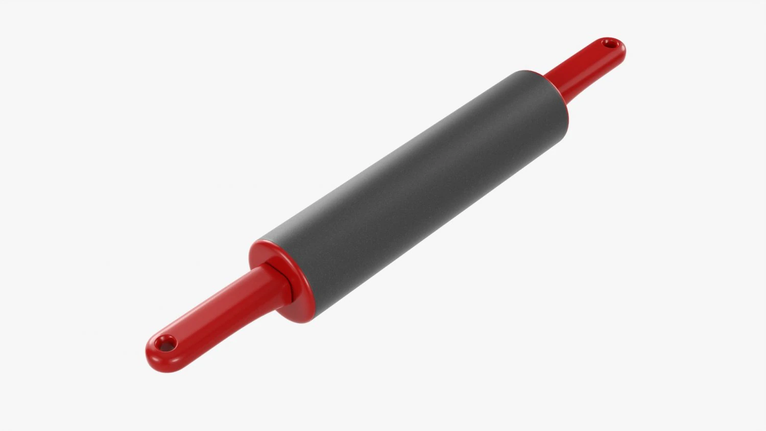 Rolling Pin 3D Model .c4d .max .obj .3ds .fbx .stl .blend 