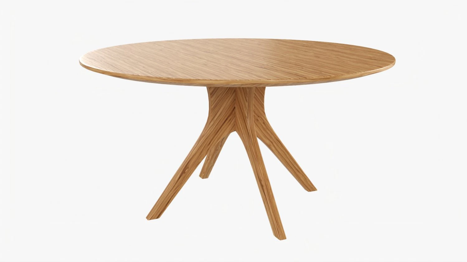 Round Dining Table 01 3D Model .c4d .max .obj .3ds .fbx .stl .blend 