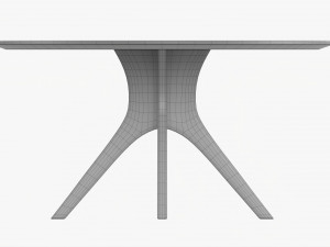 Round Dining Table 01 Modelo 3D