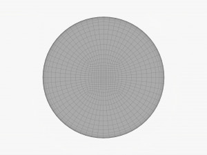 Round Dining Table 01 Modelo 3D