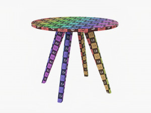 Round Table 01 Model 3D