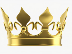 Royal Coronation Gold Crown 03 3D 모델