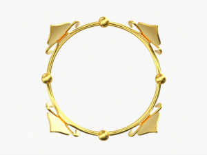 Royal Coronation Gold Crown 03 3D 모델