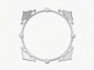 Royal Coronation Gold Crown 03 3D 모델