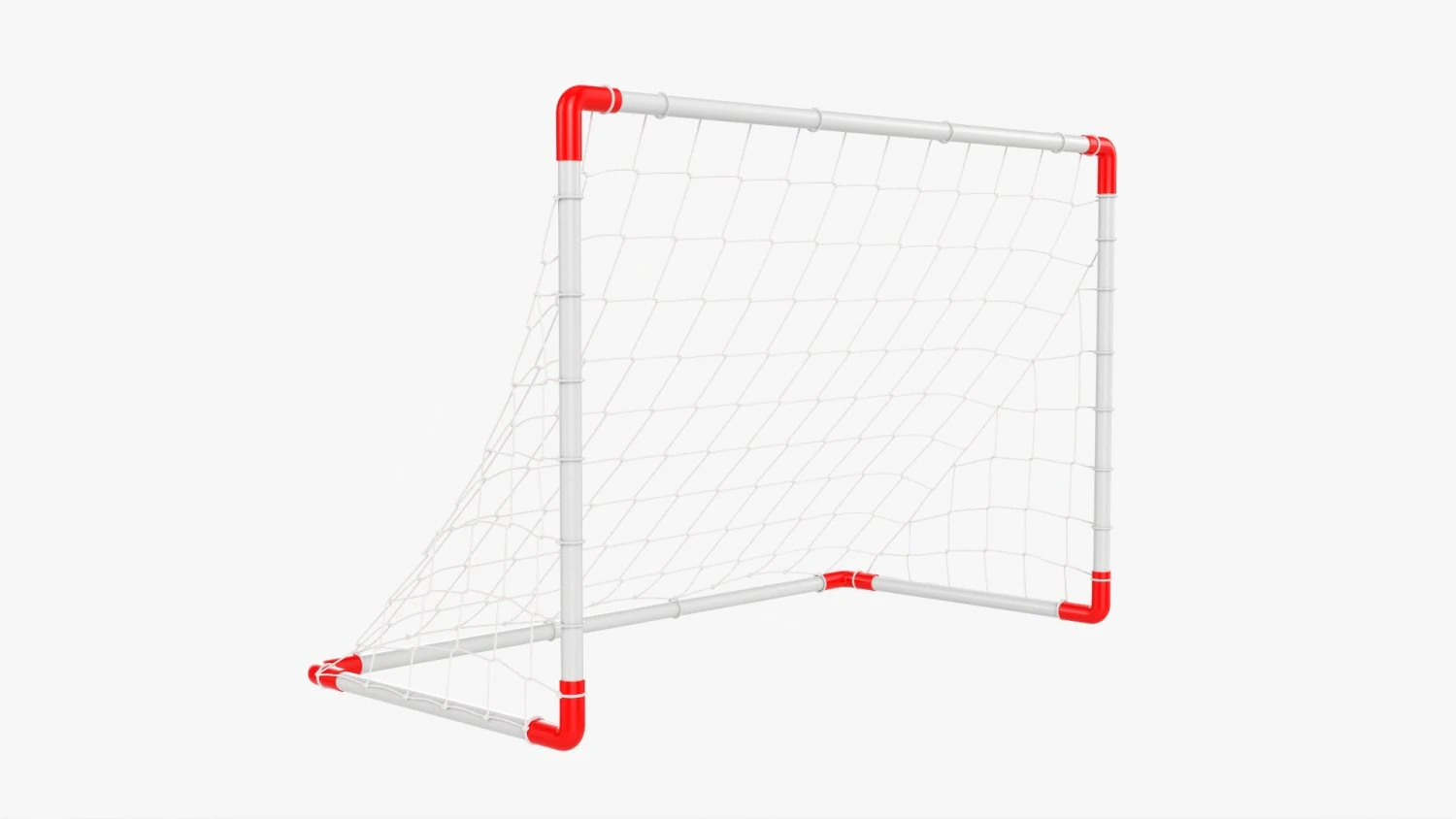 Small Soccer Goal 3D Model .c4d .max .obj .3ds .fbx .stl .blend 