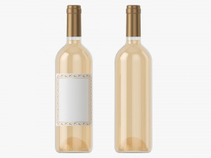 Wine Bottle Mockup 01 3D Модель
