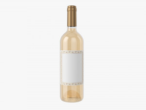 Wine Bottle Mockup 01 Modelo 3D