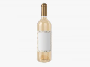 Wine Bottle Mockup 01 3D Model