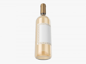 Wine Bottle Mockup 01 Modelo 3D