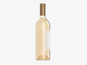 Wine Bottle Mockup 01 Modelo 3D
