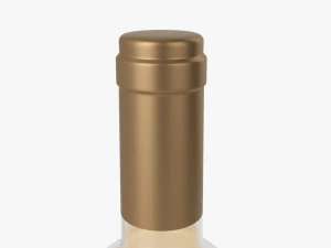Wine Bottle Mockup 01 3D Model