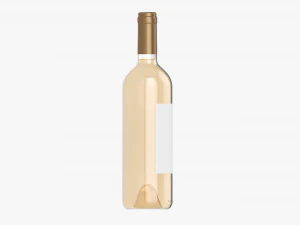 Wine Bottle Mockup 02 3D Model
