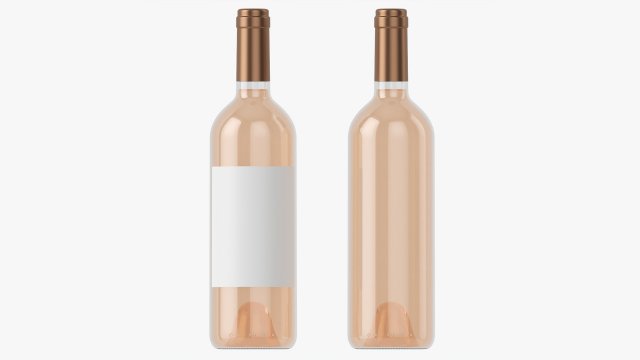 Wine Bottle Mockup 03 3D-Modell .c4d .max .obj .3ds .fbx .stl .blend 