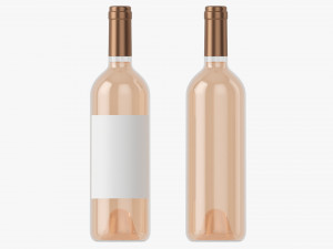 Wine Bottle Mockup 03 3D Model