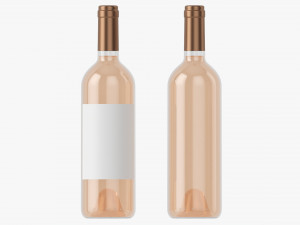 Wine Bottle Mockup 03 Modelo 3D