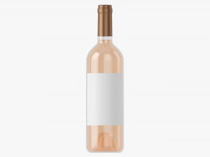 Wine Bottle Mockup 03 3D Model