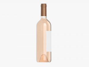 Wine Bottle Mockup 03 3D-Modell